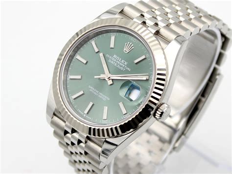 rolex datejust 41 grün 2022|Rolex Datejust 41 126334 .